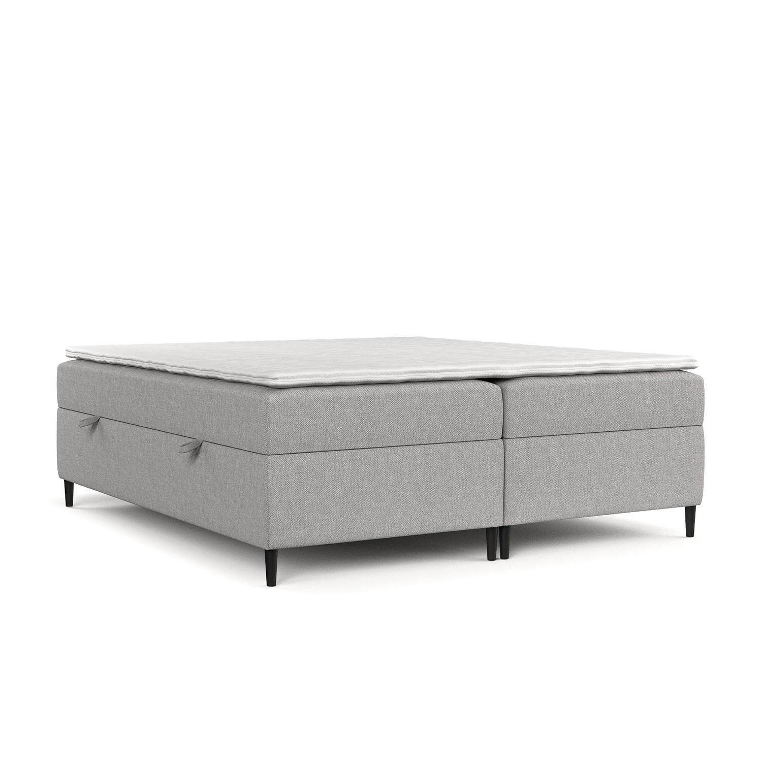 wohnli-moebel-suche-800000936380 Wohnli Möbelsuche - BOXBETT Theo 140/200 cm Graubeige im Megan Stoff
