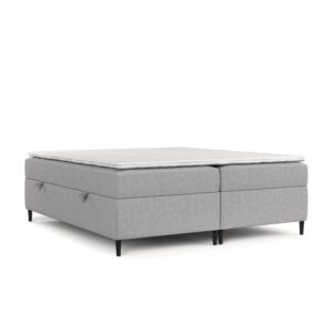 wohnli-moebel-suche-800000936381 Wohnli Möbelsuche - BOXBETT Theo 200/200 cm Graubeige im Megan Stoff