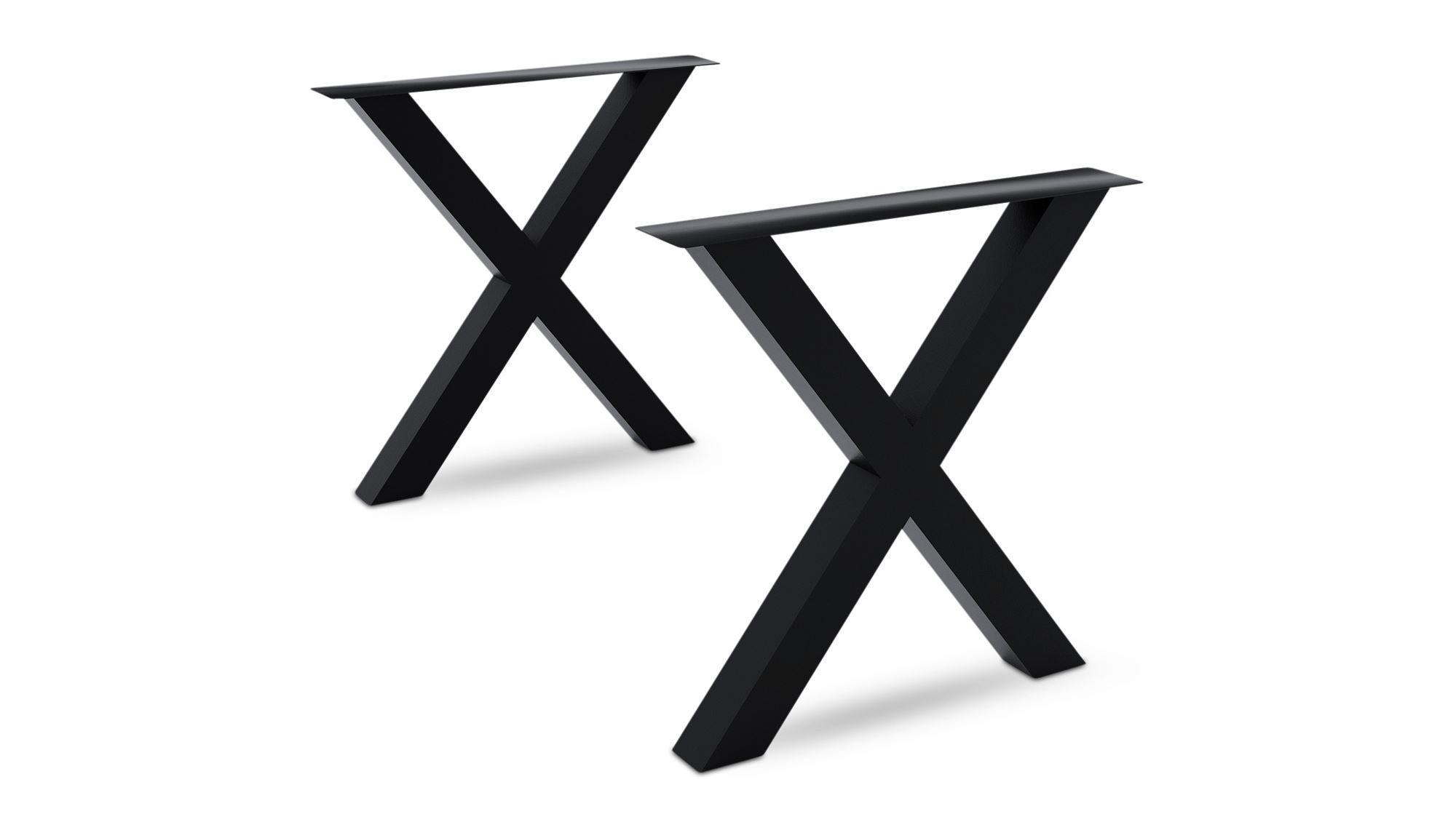 wohnli-moebel-suche-800000936860 Wohnli Möbelsuche - TISCHGESTELL Danuta 76x74x Esstischgestell Metall Schwarz