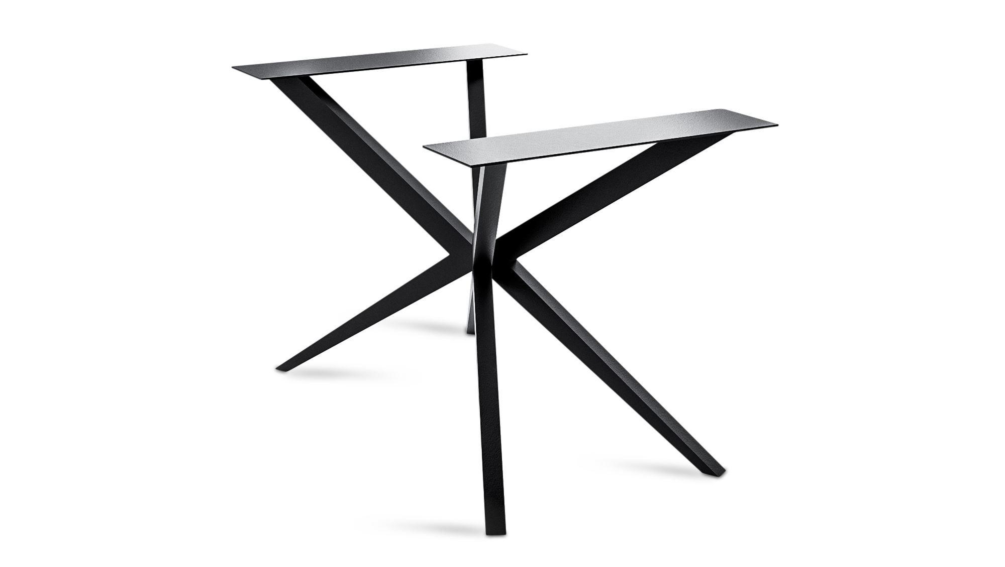 Wohnli Möbelsuche - TISCHGESTELL Darby 116x72x Esstischgestell Metall Schwarz