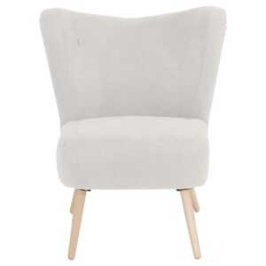 wohnli-moebel-suche-800000939133-1 SESSEL Kathy Bezug Veloursstoff Buche natur / creme Kunststoff 58aufmkessel Möbel > Sessel > Polstersessel Weiß