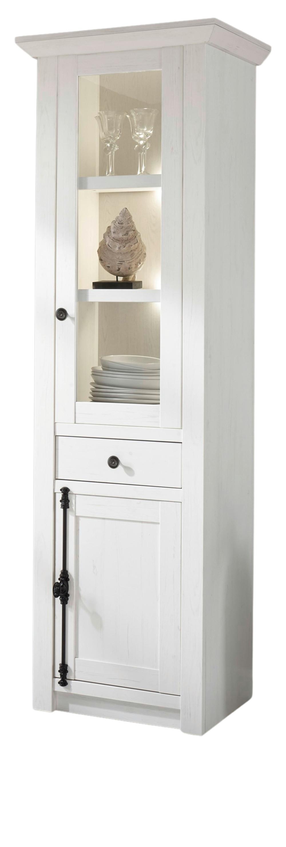 wohnli-moebel-suche-800000940014 Wohnli Möbelsuche - VITRINE Pinie weiß 63 cm