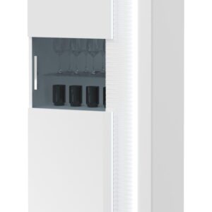 wohnli-moebel-suche-800000940067 Wohnli Möbelsuche - VITRINE weiß Hochglanz 60 x 150 cm