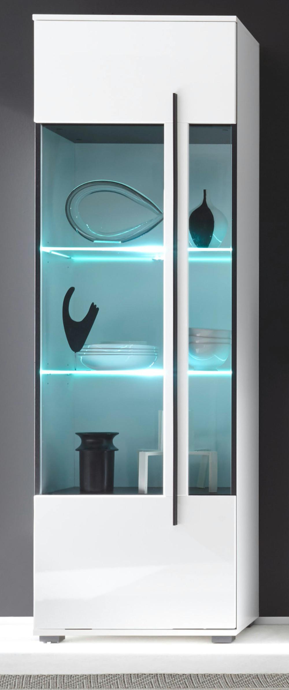 Vitrinenschrank mit 5 Fächern