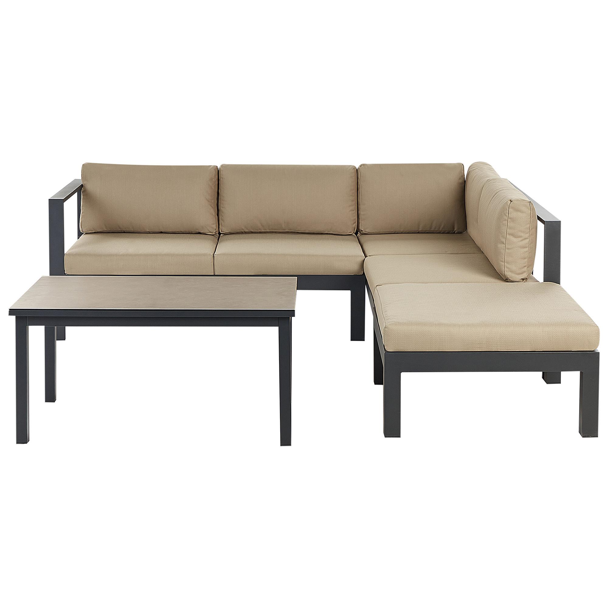 Wohnli Möbelsuche - LOUNGE-SET 5-Sitzer Schwarz Messina
