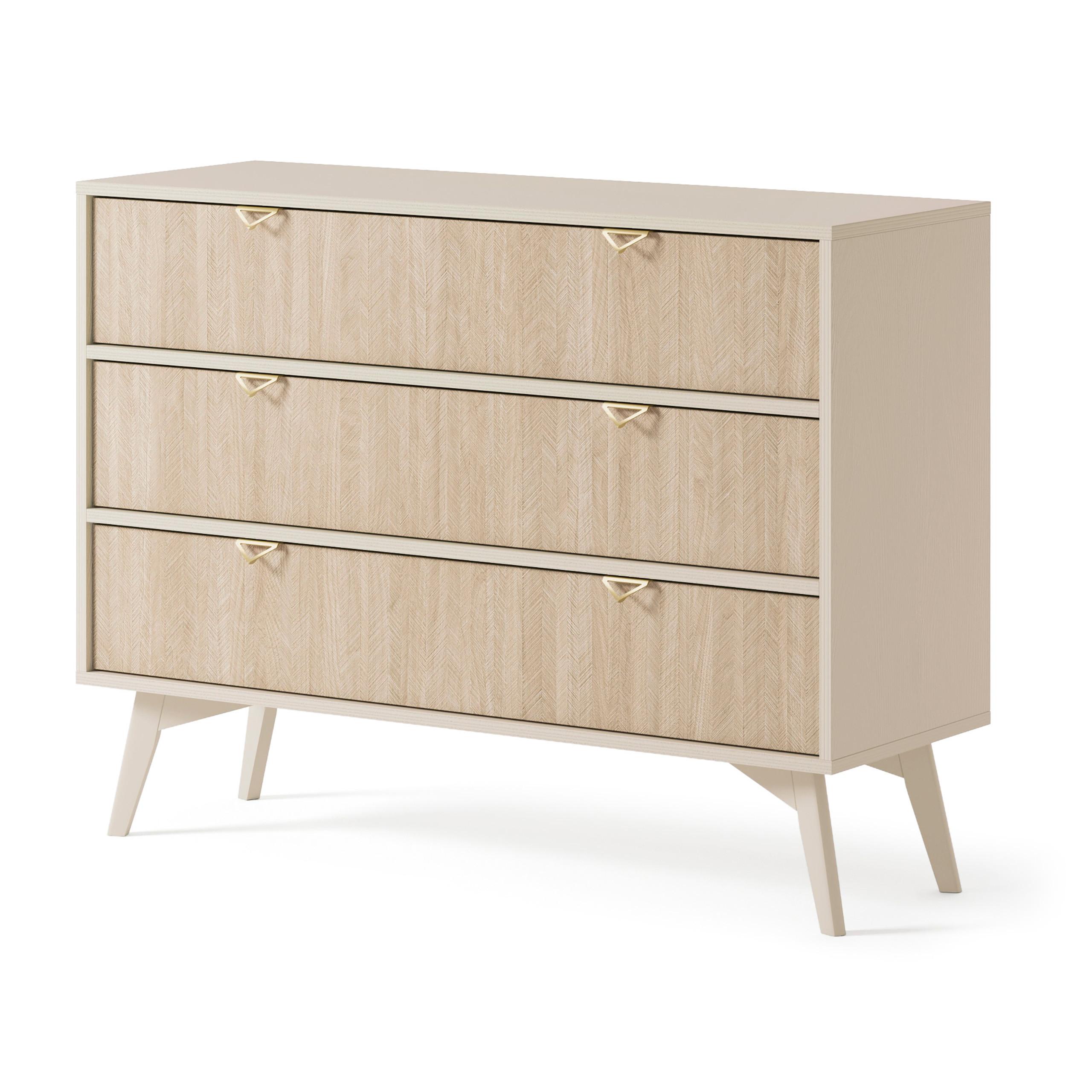 wohnli-moebel-suche-800000940928 Wohnli Möbelsuche - KOMMODE FORESTA 106/80/38 cm mit 3 Schubladen Beige