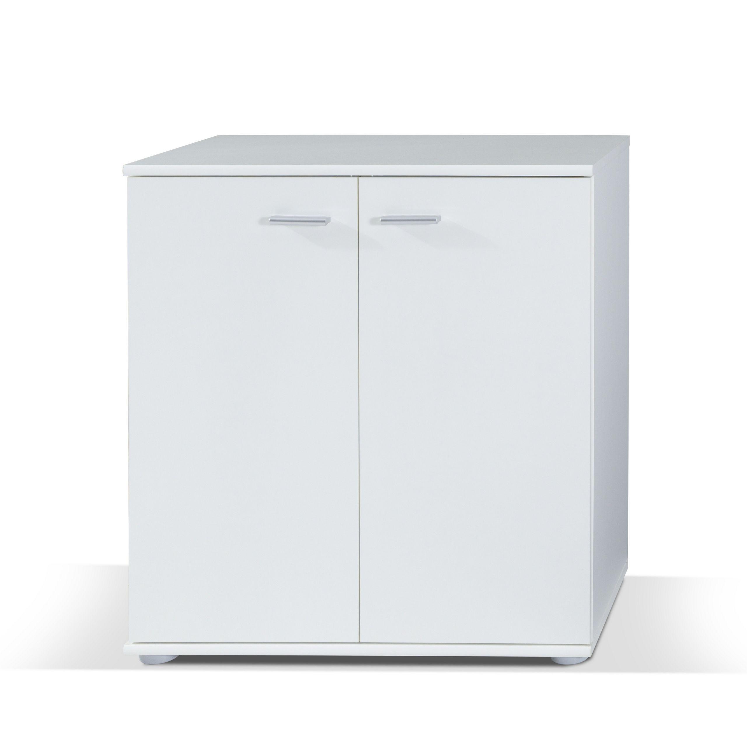 wohnli-moebel-suche-800000941019 Wohnli Möbelsuche - KOMMODE MICHELE 71/75/35 cm mit 2 Türen Weiß