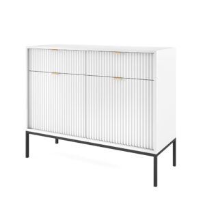 wohnli-moebel-suche-800000941057 Wohnli Möbelsuche - KOMMODE STELLARE 104/83/39 cm mit 2 Schubladen 2 Türen Weiß