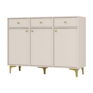 wohnli-moebel-suche-800000941076 Wohnli Möbelsuche - KOMMODE TORINO 125/94/41 cm mit 3 Schubladen 3 Türen Beige