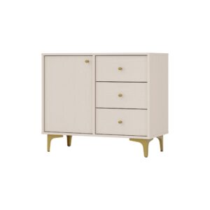 wohnli-moebel-suche-800000941077 Wohnli Möbelsuche - KOMMODE TORINO 84/72/41 cm mit 3 Schubladen 1 Türen Beige