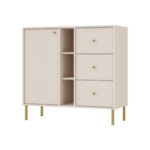wohnli-moebel-suche-800000941082 Wohnli Möbelsuche - KOMMODE TORINO 100/95/41 cm mit 3 Schubladen 1 Türen Beige