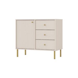 wohnli-moebel-suche-800000941106 Wohnli Möbelsuche - KOMMODE TORINO 84/74/41 cm mit 3 Schubladen 1 Türen Beige