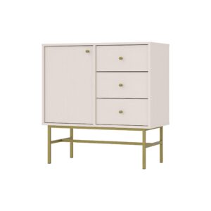 wohnli-moebel-suche-800000941116 Wohnli Möbelsuche - KOMMODE TORINO 84/86/41 cm mit 3 Schubladen 1 Türen Beige