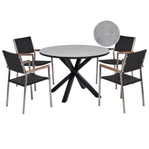 wohnli-moebel-suche-800000941181 Wohnli Möbelsuche - GARTENMÖBEL-SET 4-Sitzer Grau Maletto/Grosseto