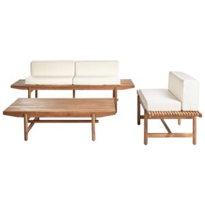 wohnli-moebel-suche-800000942462 Wohnli Möbelsuche - LOUNGE-SET 3-Sitzer Heller Holzfarbton Giaveno