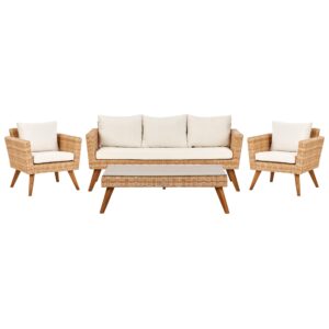 wohnli-moebel-suche-800000943567 Wohnli Möbelsuche - LOUNGE-SET 5-sitzer PE Rattan Cremeweiß Vittoria