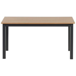 wohnli-moebel-suche-800000943686-1 GARTENTISCH Heller Holzfarbton Messina Kunststoff Beliani Garten & Outdoor > Gartenmöbel > Gartentische Braun