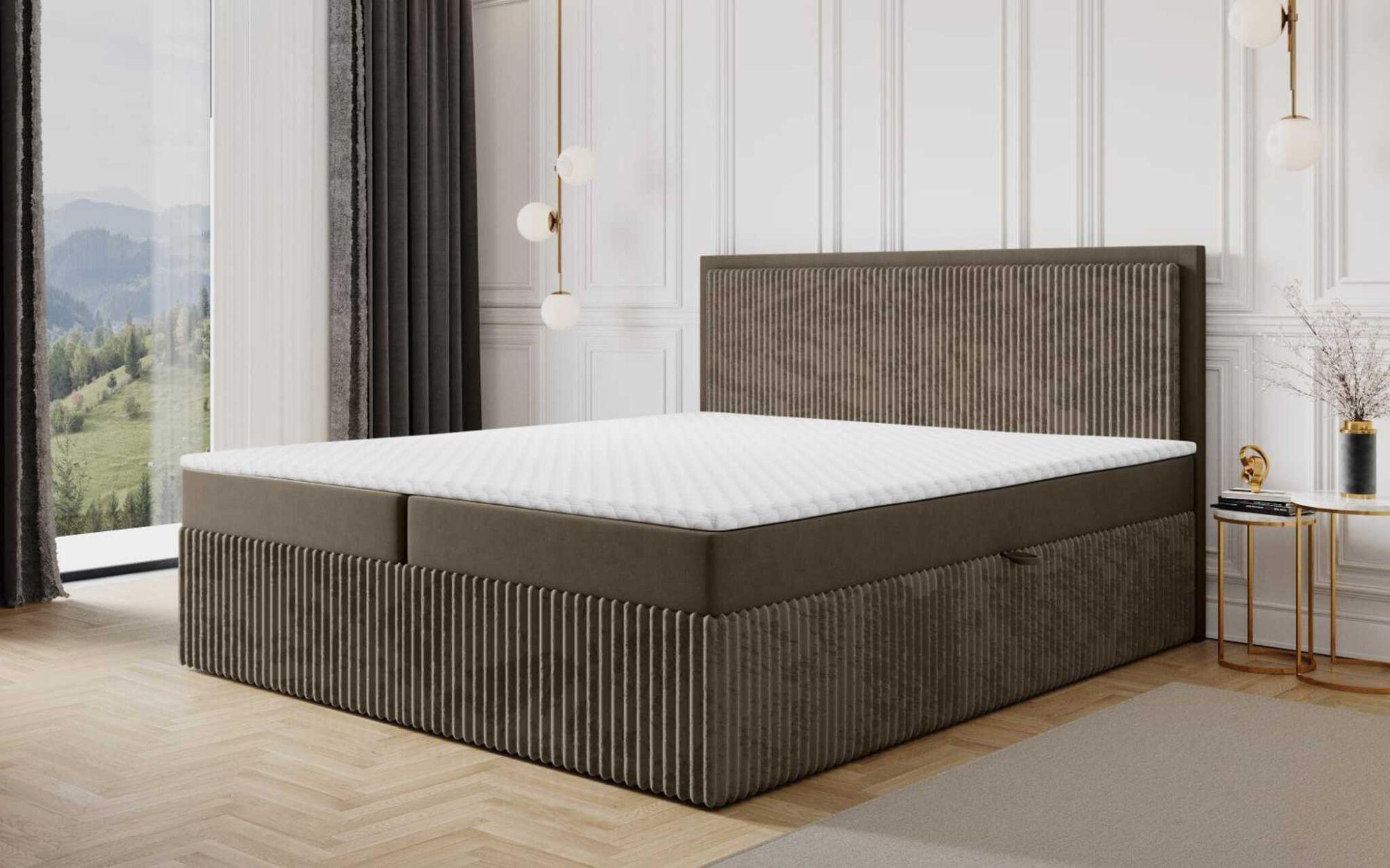 wohnli-moebel-suche-800000945217-1 BOXBETT Hidis In In überlänge Textil Fun Möbel Möbel > Betten > Boxspringbetten Braun