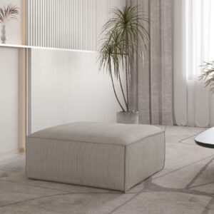wohnli-moebel-suche-800000945309-1 POLSTERHOCKER Celes Premium In Scala Textil Fun Möbel Möbel > Sessel > Hocker Grau