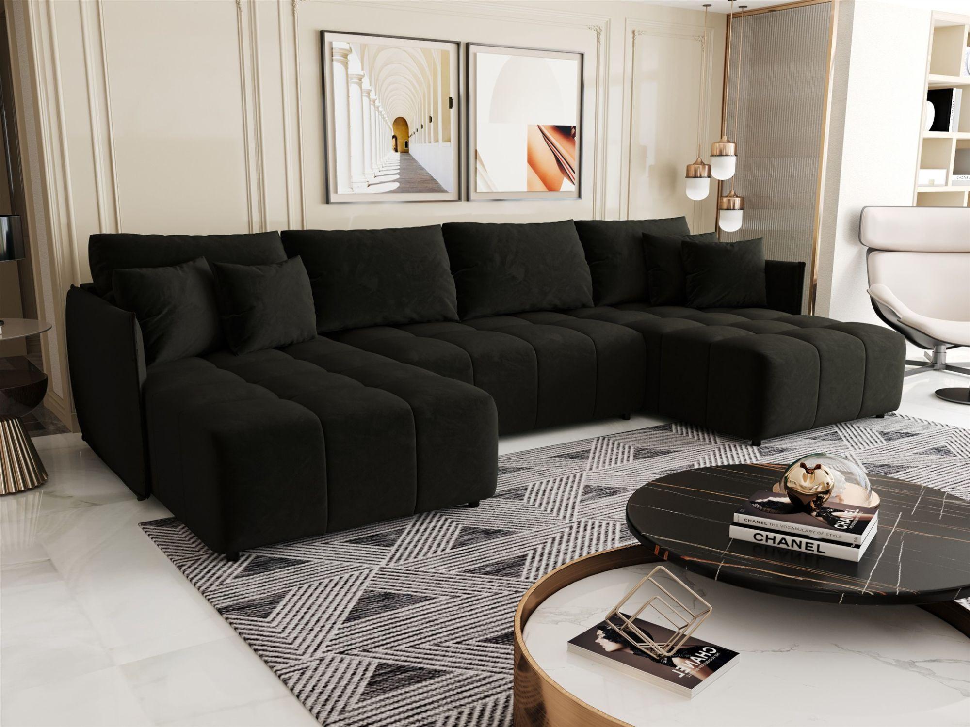 WOHNLANDSCHAFT Treviso Textil Fun Möbel Möbel > Sofas & Couches > Wohnlandschaften > Wohnlandschaften U-Form Grau