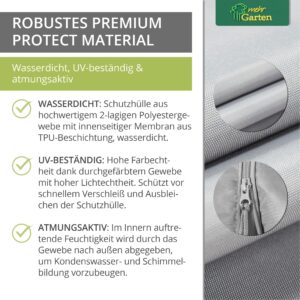 wohnli-moebel-suche-800000946952-1 SCHUTZHÜLLE für Ampelschirm Gestell gebogen SHP-60085 Kunststoff mehr Garten Garten & Outdoor > Sonnen- & Sichtschutz Grau