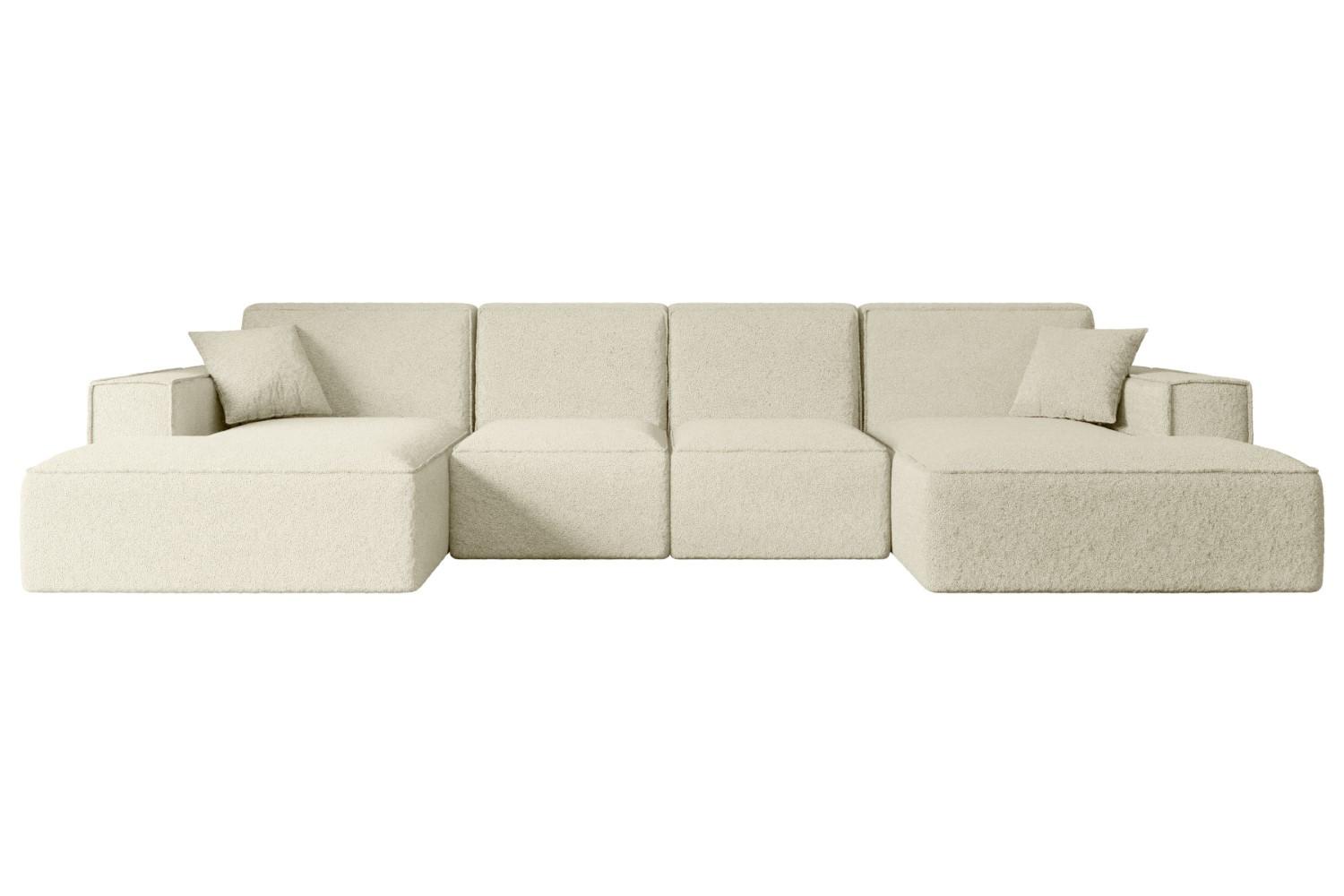wohnli-moebel-suche-800000949916 Wohnli Möbelsuche - WOHNLANDSCHAFT SIERRA-U - 349x169x80 cm Beige Bouclé
