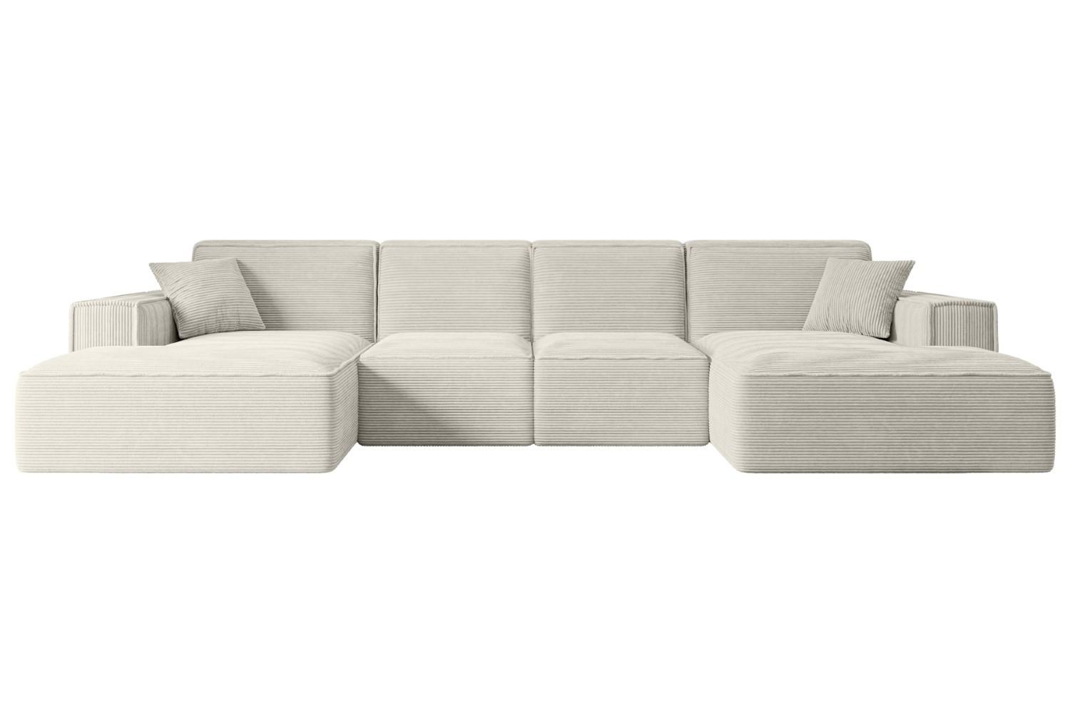wohnli-moebel-suche-800000949964 Wohnli Möbelsuche - WOHNLANDSCHAFT SIERRA-U - 349x169x80 cm Creme Cord
