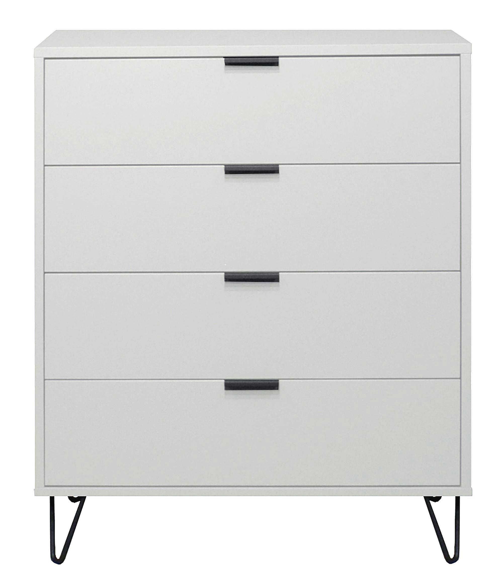 wohnli-moebel-suche-800000951204 Wohnli Möbelsuche - KOMMODE Erna 81x45x102 Kreidegrau matt Lack
