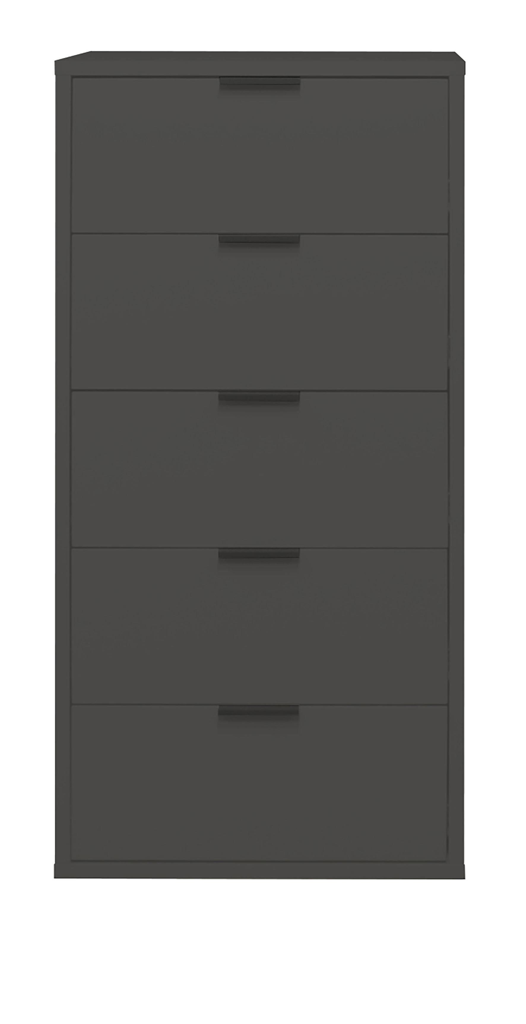wohnli-moebel-suche-800000951209 Wohnli Möbelsuche - KOMMODE Erna 51x45x108 Anthrazit matt Lack