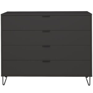 Wohnli Möbelsuche - KOMMODE Erna 119x45x102 Anthrazit matt Lack