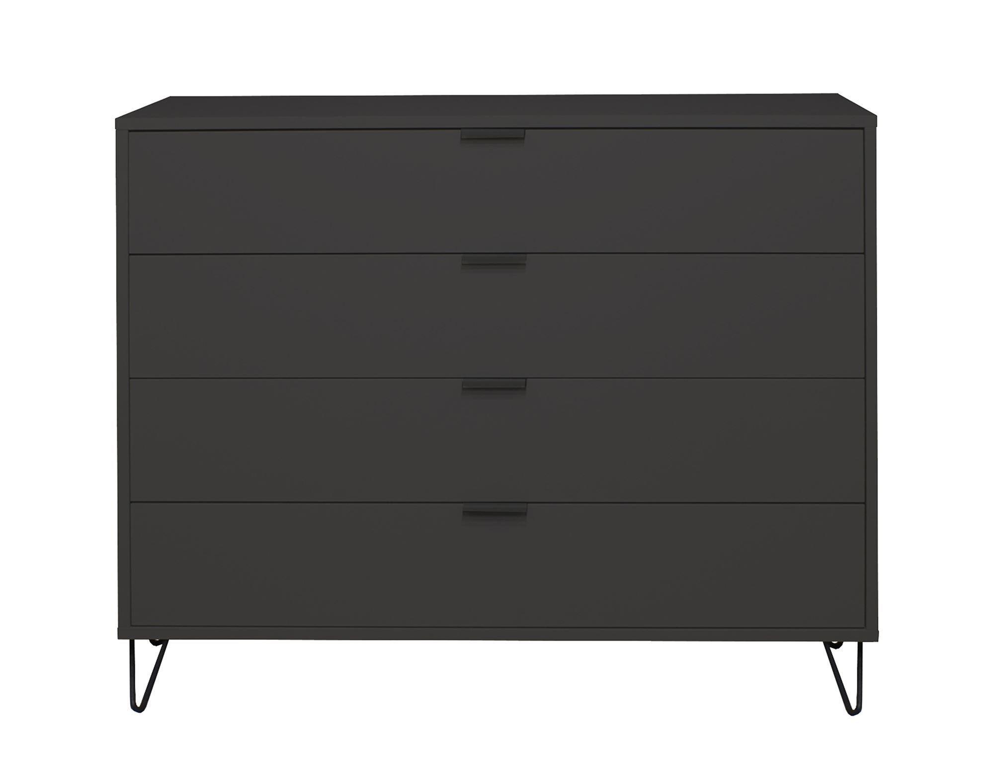 wohnli-moebel-suche-800000951210 Wohnli Möbelsuche - KOMMODE Erna 119x45x102 Anthrazit matt Lack