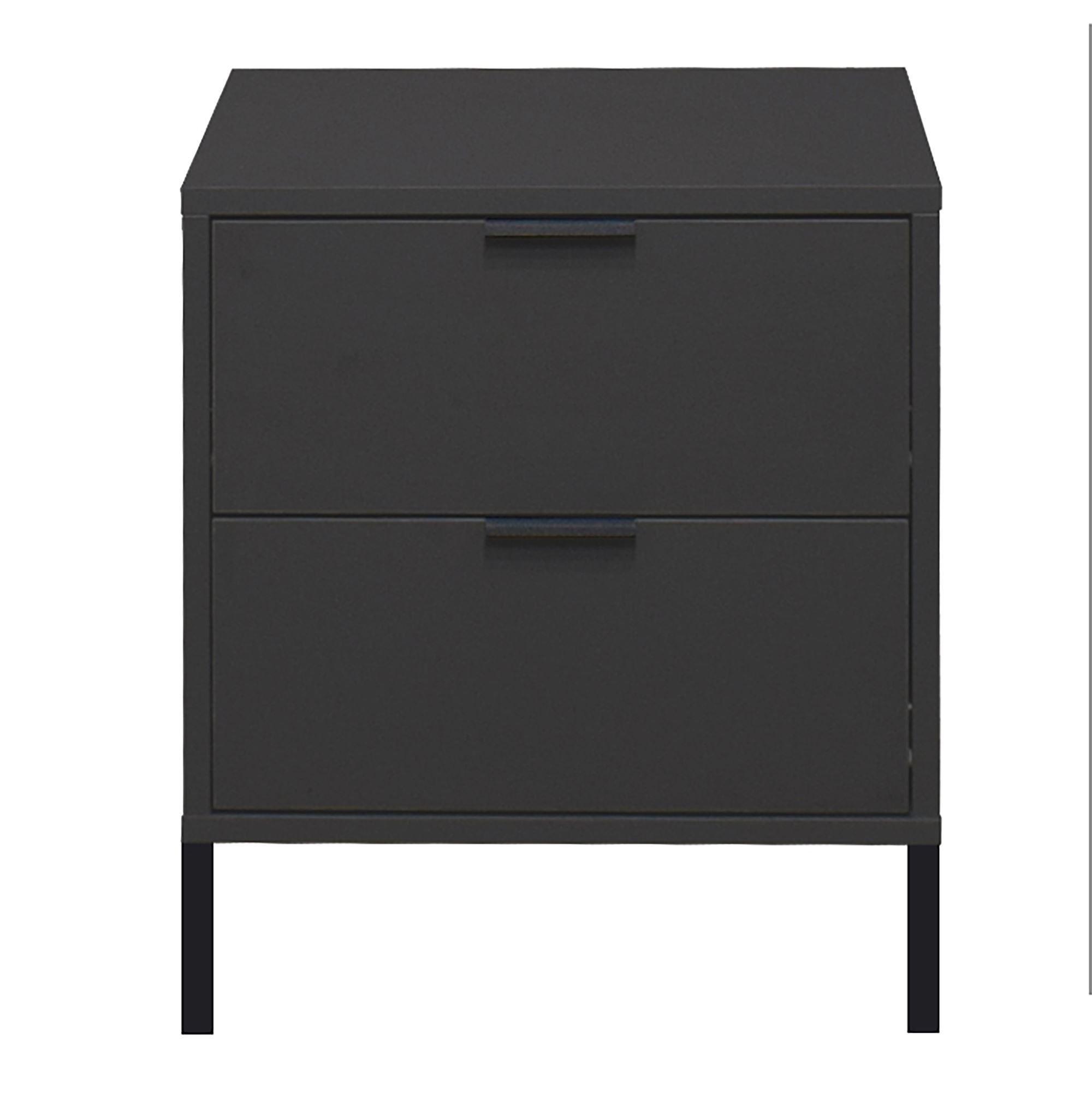 wohnli-moebel-suche-800000951211 Wohnli Möbelsuche - KOMMODE Erna 51x45x62 Anthrazit matt Lack
