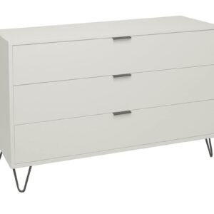 KOMMODE Erna 119x45x82 Kreidegrau matt Lack Holzwerkstoff 58aufmkessel Möbel > Kommoden & Schubladenschränke > Kommoden Grau