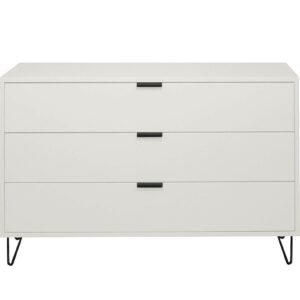 Wohnli Möbelsuche - KOMMODE Erna 119x45x82 Kreidegrau matt Lack