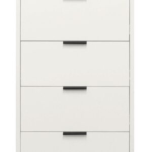 Wohnli Möbelsuche - KOMMODE Erna 51x45x123 Kreidegrau matt Lack