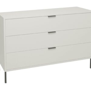 KOMMODE Erna 119x45x82 Kreidegrau matt Lack Holzwerkstoff 58aufmkessel Möbel > Kommoden & Schubladenschränke > Kommoden Grau