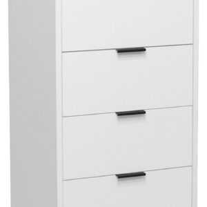 KOMMODE Erna 51x45x123 Kreidegrau matt Lack Holzwerkstoff 58aufmkessel Möbel > Kommoden & Schubladenschränke > Kommoden Grau