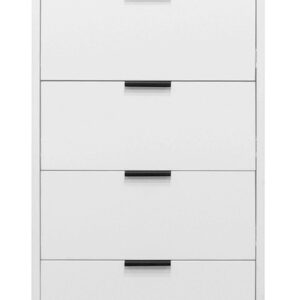 Wohnli Möbelsuche - KOMMODE Erna 51x45x123 Kreidegrau matt Lack