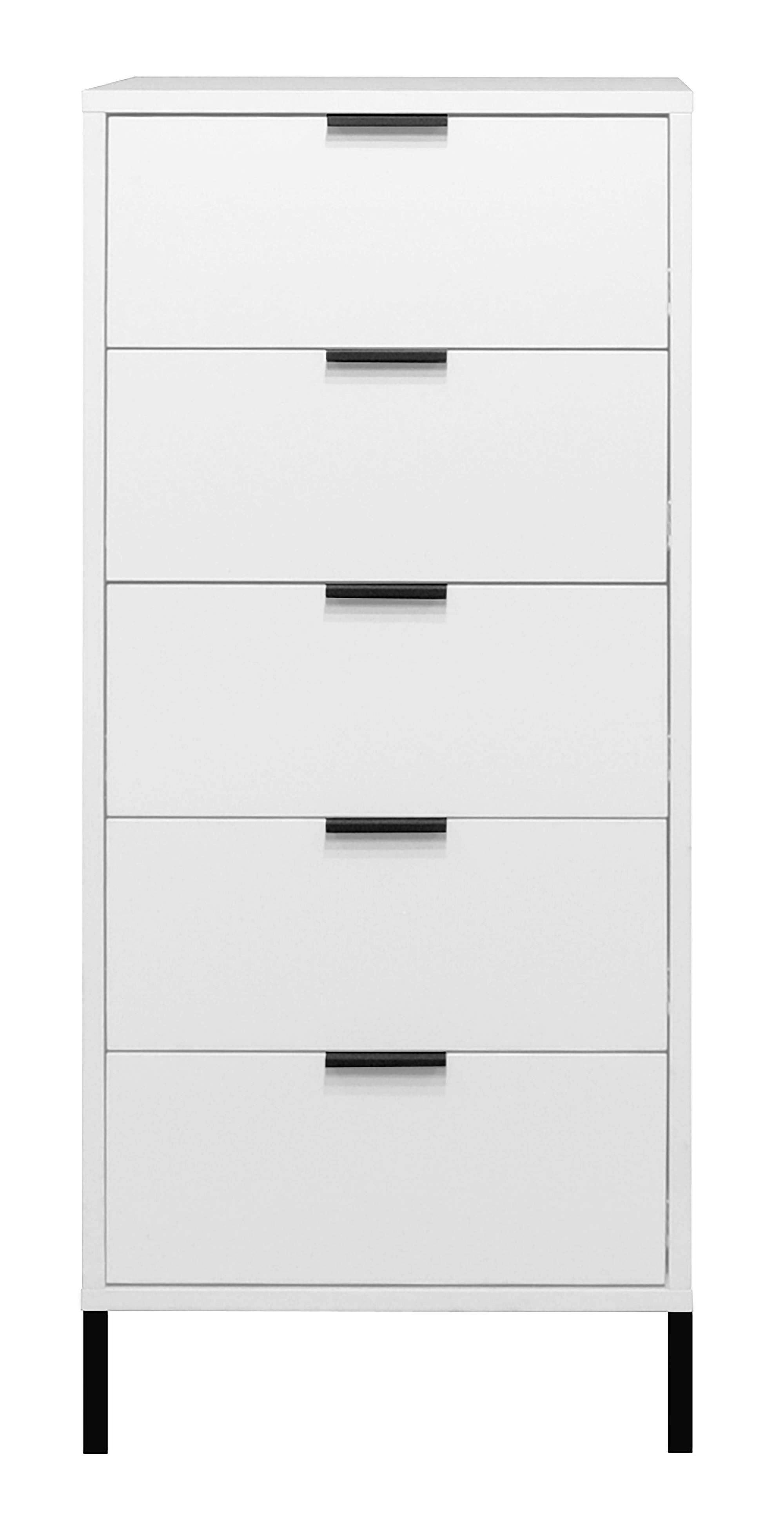 wohnli-moebel-suche-800000951225 Wohnli Möbelsuche - KOMMODE Erna 51x45x123 Kreidegrau matt Lack