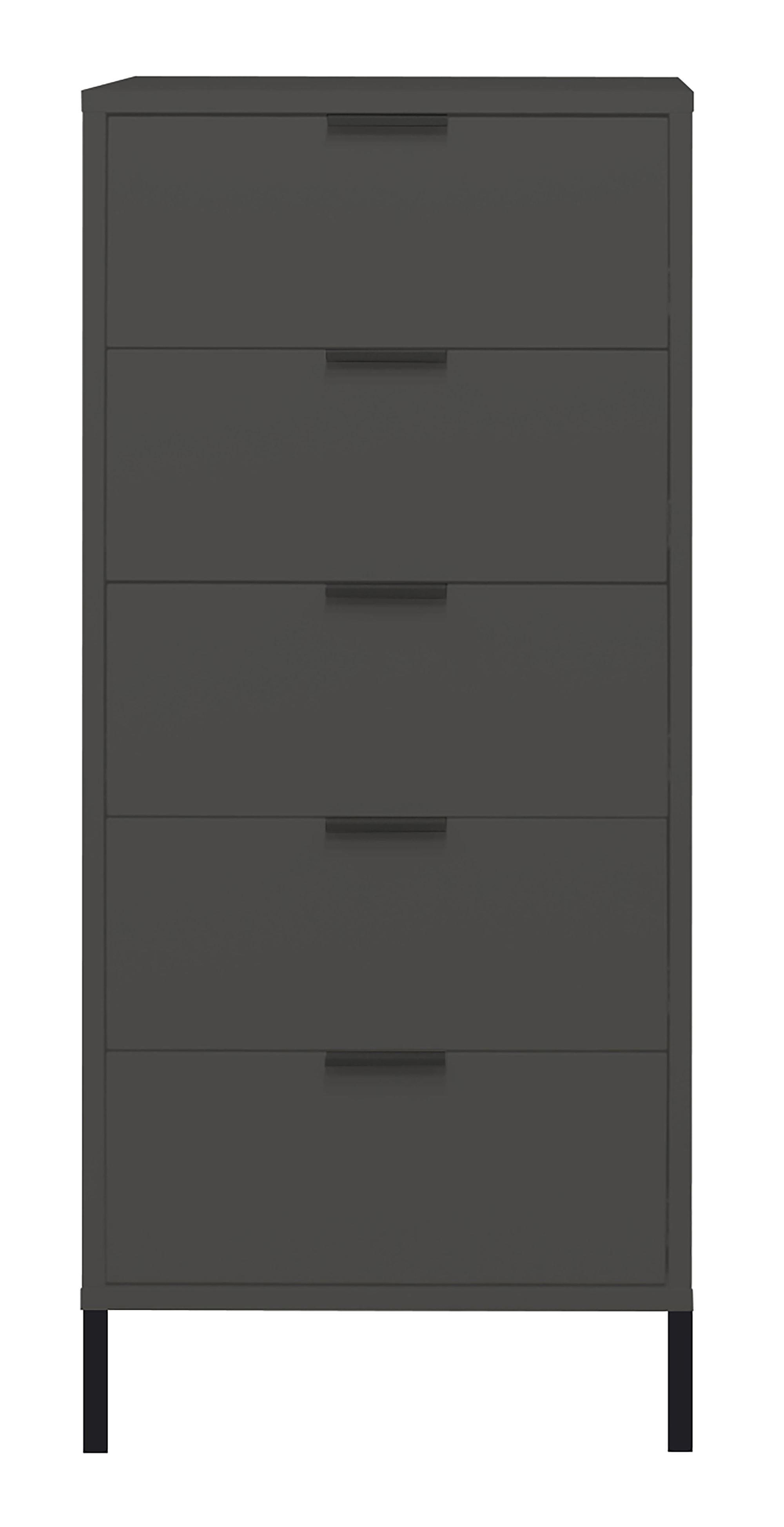 wohnli-moebel-suche-800000951228 Wohnli Möbelsuche - KOMMODE Erna 51x45x123 Anthrazit matt Lack