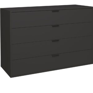 wohnli-moebel-suche-800000951233-1 KOMMODE Erna 119x45x87 Anthrazit matt Lack Holzwerkstoff 58aufmkessel Möbel > Kommoden & Schubladenschränke > Kommoden Anthrazit