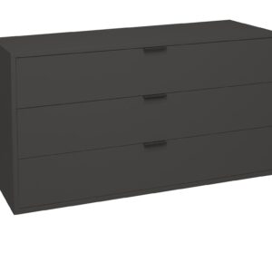 KOMMODE Erna 119x45x67 Anthrazit matt Lack Holzwerkstoff 58aufmkessel Möbel > Kommoden & Schubladenschränke > Kommoden Anthrazit