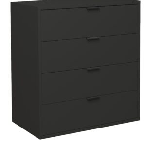 KOMMODE Erna 81x45x87 Anthrazit matt Lack Holzwerkstoff 58aufmkessel Möbel > Kommoden & Schubladenschränke > Kommoden Anthrazit