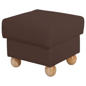 wohnli-moebel-suche-800000951259 Wohnli Möbelsuche - HOCKER Kasha Bezug Kunstleder Buche natur / braun