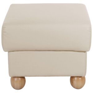 wohnli-moebel-suche-800000951261-1 HOCKER Kasha Bezug Kunstleder Buche natur / beige Kunststoff 58aufmkessel Möbel > Sessel > Hocker Beige