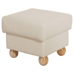 wohnli-moebel-suche-800000951261 Wohnli Möbelsuche - HOCKER Kasha Bezug Kunstleder Buche natur / beige