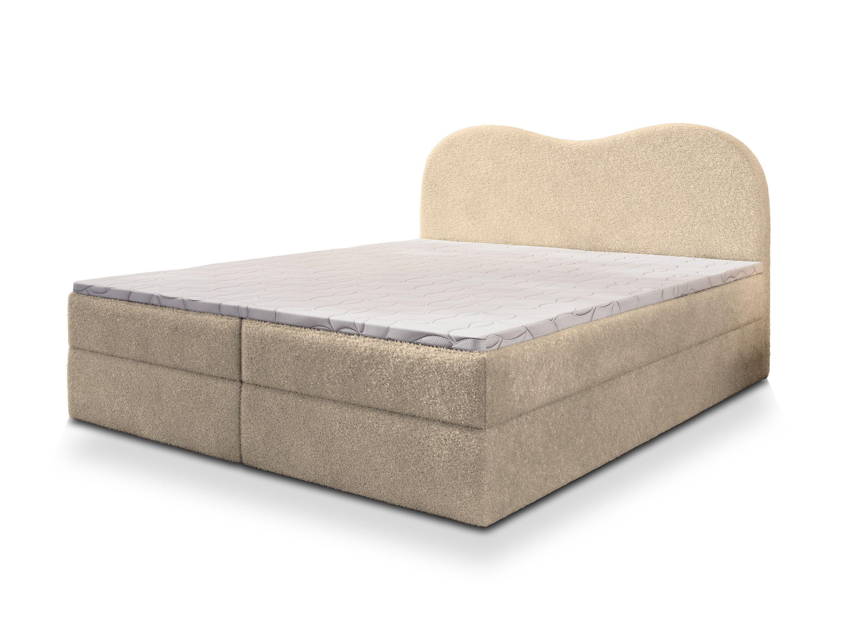 wohnli-moebel-suche-800000953403 Wohnli Möbelsuche - BOXBETT FLUVIA N 140x200 cm mit Matratze und Topper - Creme