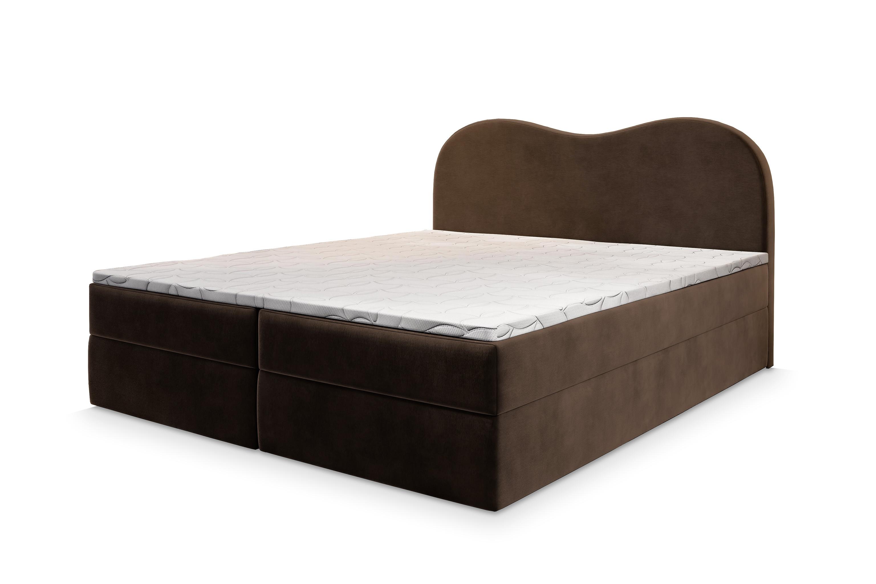 wohnli-moebel-suche-800000953426 Wohnli Möbelsuche - BOXBETT FLUVIA M 180x200 cm mit Matratze und Topper - Braun