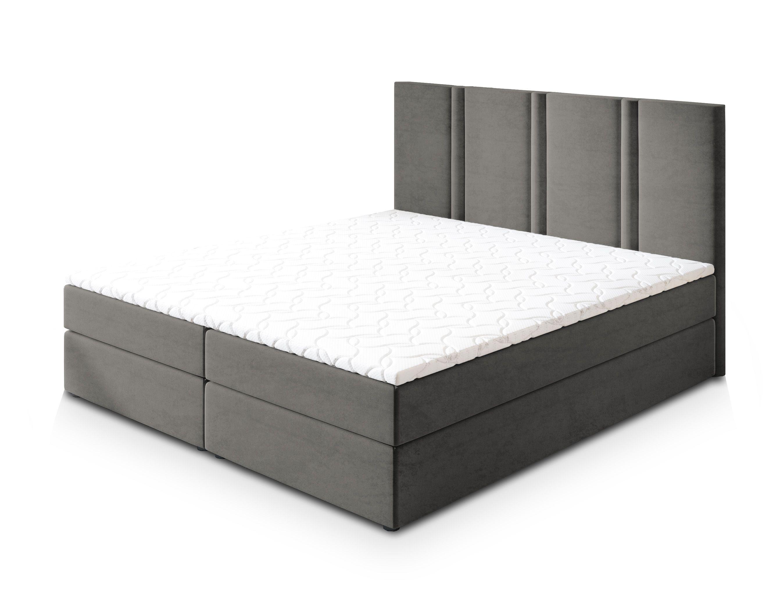 wohnli-moebel-suche-800000953464 Wohnli Möbelsuche - BOXBETT LARIO 180x200 cm mit Matratze und Topper - Grau
