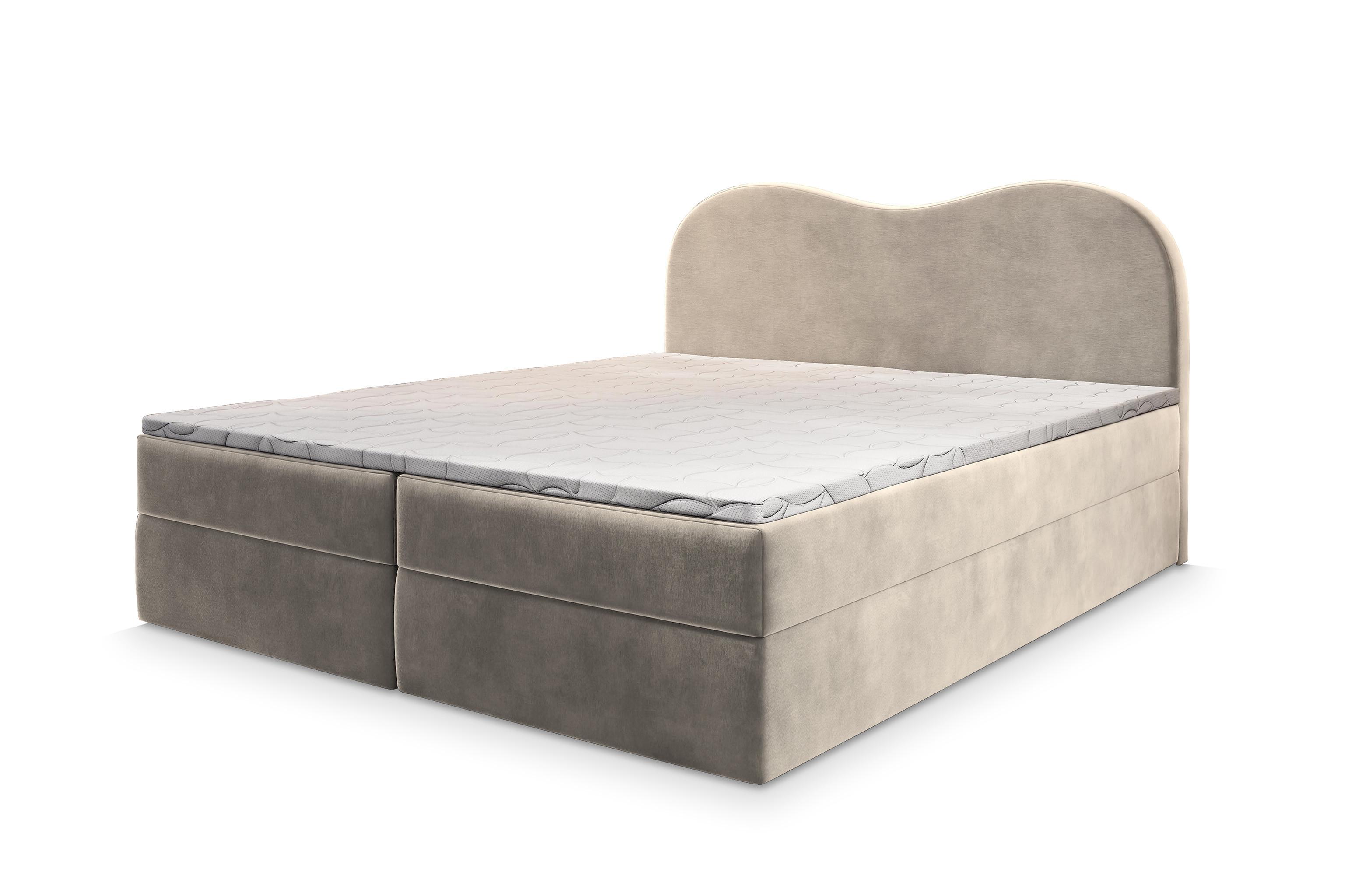 wohnli-moebel-suche-800000953476 Wohnli Möbelsuche - BOXBETT FLUVIA M 140x200 cm mit Matratze und Topper - Creme